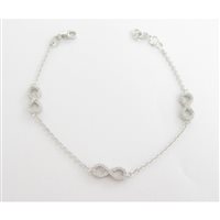 Bracelet Damiata Gioielli Woman in White Gold 237/2/102-D199 - 237/2/102-D199